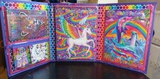 Lisa Frank Tri-folder Activity Set  2 Sticker Books Brand NEW Still Attached