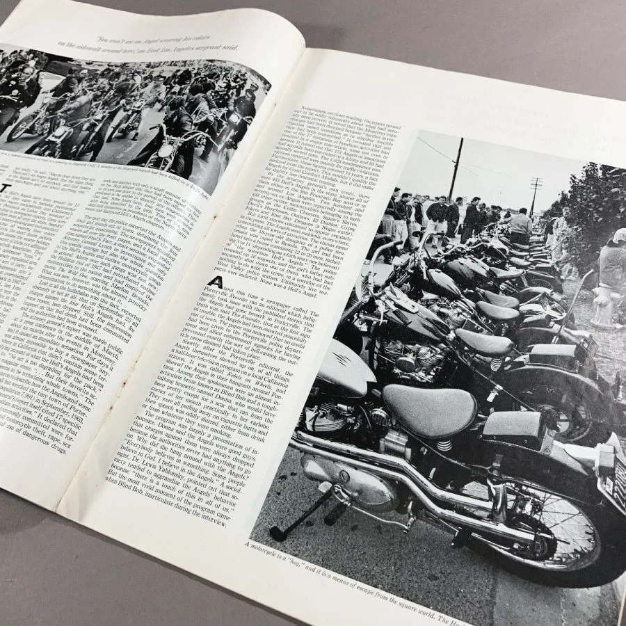 1960s Hells Angels POST Book Harley Chopper Bobber Custom Shovel Pan Photo Book - Image 3 of 4