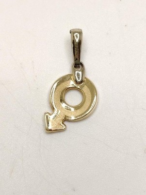 10K Yellow Gold Men's Symbol Pendant 1.4G (SB1115175)