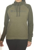 S Champion Women's Army Green Pullover Hoodie Sweatshirt Small New