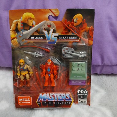 Mega Construx MOTU He-Man vs Beast Man Masters Of The Universe 44-Pieces