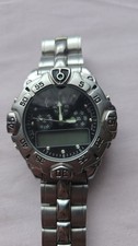 Mens Eric Chevillard Ani-Digi Quartz Chrono Watch.