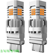 For Ford F-150 CANBUS Amber LED Front Turn Signal Light Lamps 3157 3457 2~10X