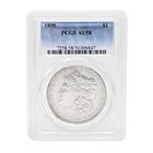 1899 PCGS AU58 Bright White Morgan Dollar