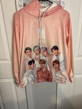 BTS Graphic Hoodie Sweatshirt Size Small