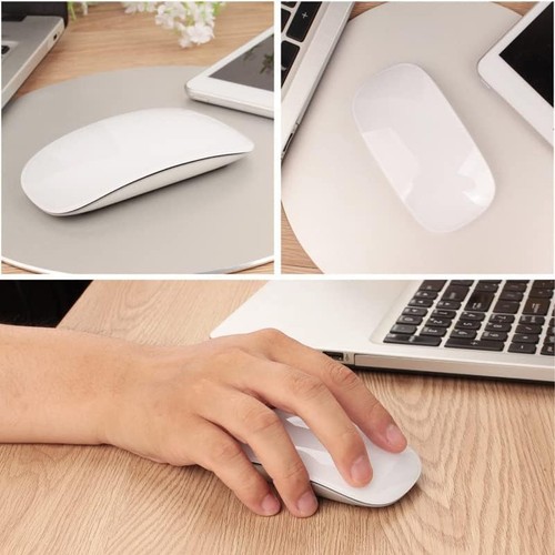 (White)Wireless Mouse Ergonomic Curved Optical Touch USB C - Picture 5 of 12