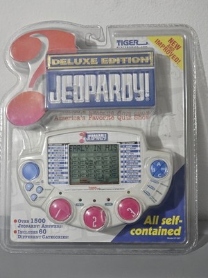 1999 Tiger Electronic JEOPARDY Hand Held Game Deluxe Edition