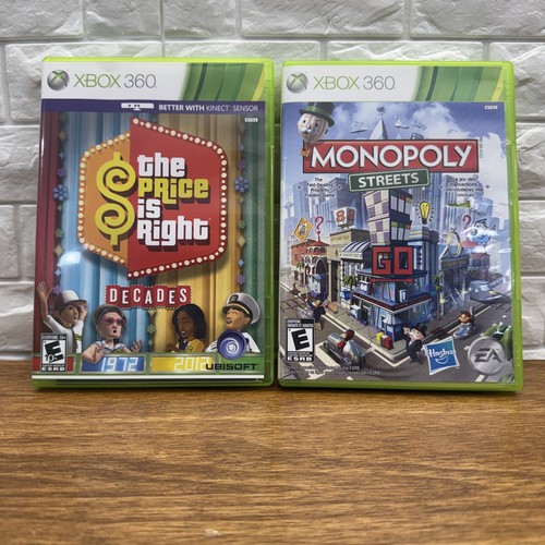Family Classic 2 Game Bundle (Xbox 360) Monopoly The Price Is Right Tested - Picture 1 of 4
