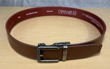 Nexbelt Ratchet EDC Gun Belt 1.5" Walnut Brown Leather Strap SSL3419 29”