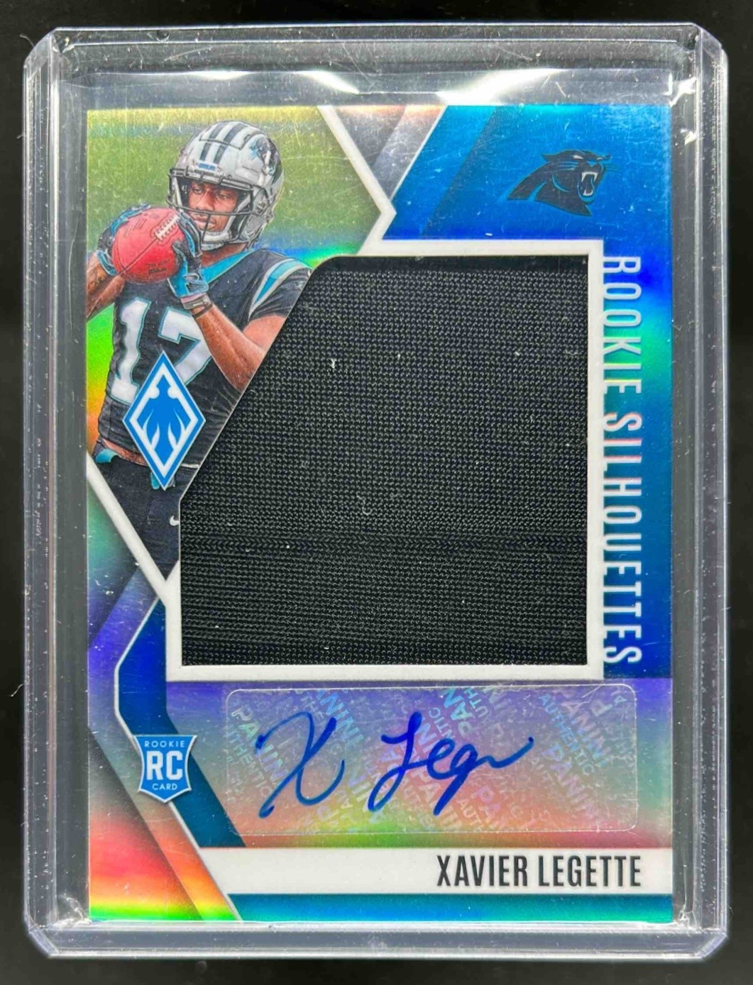 Xavier Legette Panini Phoenix Rookie Silhouettes Autographs Relic #RSXLE Silver