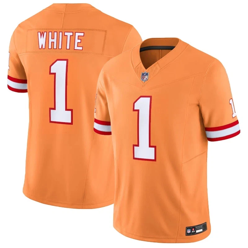 NWT Men's Buccaneers 2025 Orange Retro Game Jersey