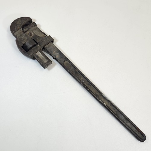 Stillson Pipe Wrench 24 Inch Vintage Adjustable The Erie Tool Works Made in USA - Picture 7 of 13