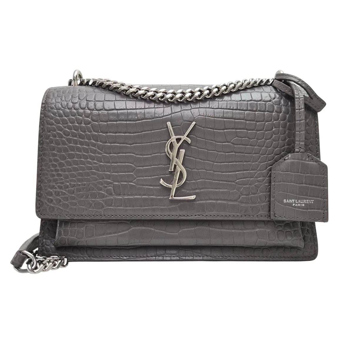 Saint Laurent Gray Bags & Handbags for Women for sale | eBay