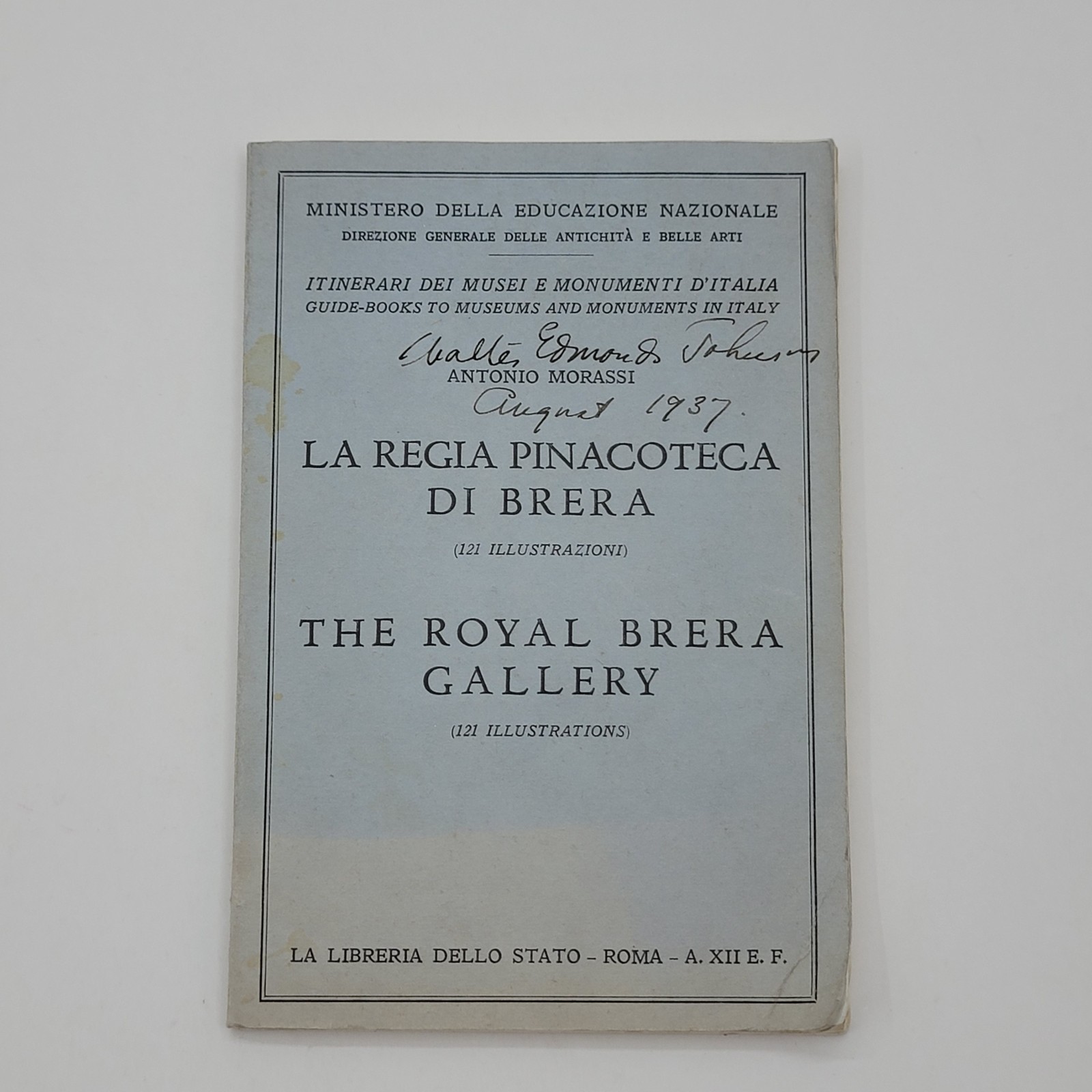 1932 Royal Brera Gallery museum guide book Italy 121 illus art sculpture