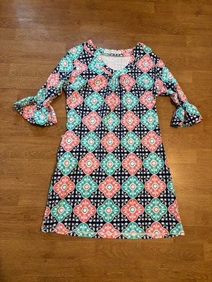Tracy Negoshian Dress W/Pattern XL Nice!