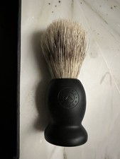 New Naked Armor Swedish Black Wood Synthetic Shaving Brush