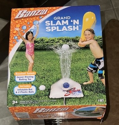 Banzai Grand Slam n Splash Water Baseball Game Practice Set - New In Box.