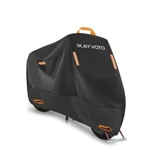Motorcycle Cover 420D Heavy Duty  All Season Waterproof Outdoor Weather 96.5"