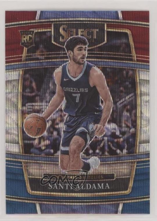 2021-22 Panini Select Concourse Tri-Color Prizm Santi Aldama #64 0b3