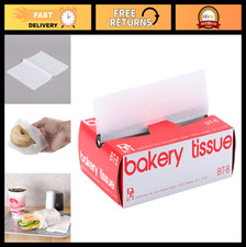 Interfolded Dry Wax Bakery Tissue Sheets 8" x 10.75"  1000 Count  Durable Pack
