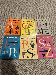 Golden Press The Golden Book Illustrated Dictionary 6-Vol Hardcover  CompleteSet