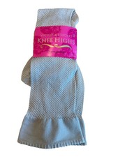 Vintage RARE Victoria's Secret Knee High Stockings Shiny Pique Lingerie For Legs