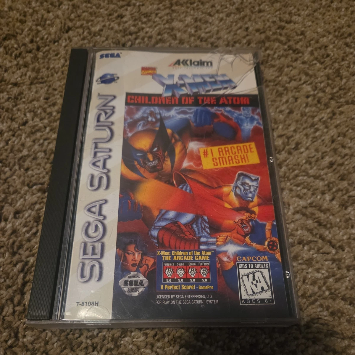 X-Men Children of the Atom - SEGA Saturn - Complet CIB - PAL - Très Bon Etat