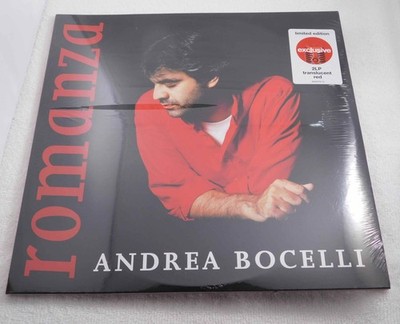 Andrea Bocelli Romanza Transparent Red Colored Vinyl Record NEW SEALED Target