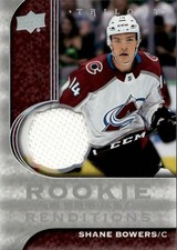 2020-21 Upper Deck Trilogy Hockey - Rookie Renditions - Jersey #RR-21 Shane Bowe