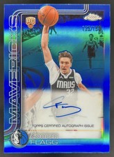 2025-26 Topps Chrome Update Cooper Flagg Auto Blue Refractor RC #/150 Mavericks