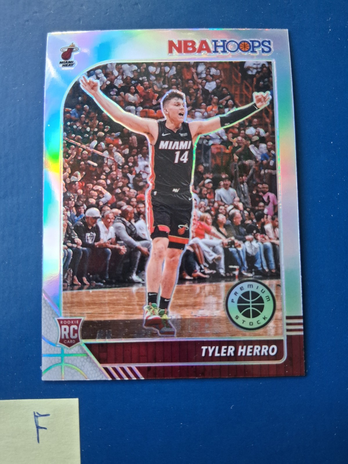 2019-20 Panini NBA Hoops Premium Stock Silver Prizm Tyler Herro #210 Rookie RC
