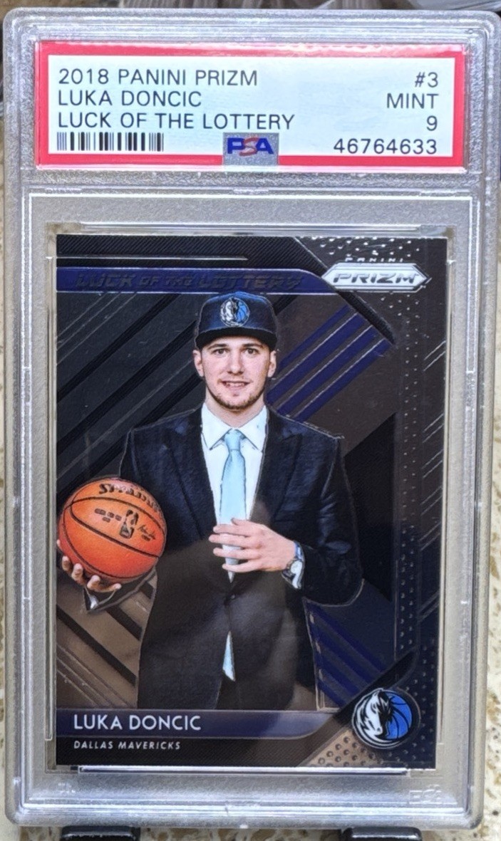 Luka Doncic Rc Luck Of Lottery 2018 19 Prizm PSA 9