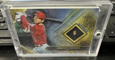🔥REAL GOLD RELIC🔥2020 Topps Gold Prospect Relic Shohei Ohtani-Rare Card /10