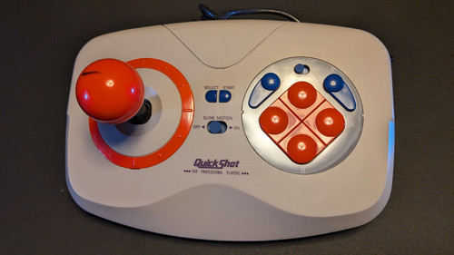 Quickshot Arcade Stick Style Turbo Controller SNES Super Nintendo (QS-190)