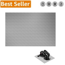 Rubber Non-Slip Mat for Elliptical and Exercise Bikes - Easy to Clean - 19.68"L