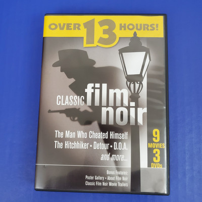 Classic Film Noir (3 DVD) Welles, Wyatt, Cobb, Henreid, Stanwyck, Douglas, Neal