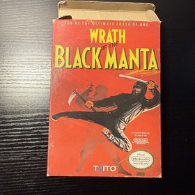 Wrath of the Black Manta NES CIB Complete w/ Box Manual Insert Nintendo Tested