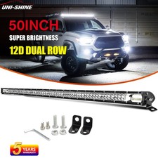 713192532364248 Slim Single Row Off Road 6d Led Light Bar Car Truck Atv