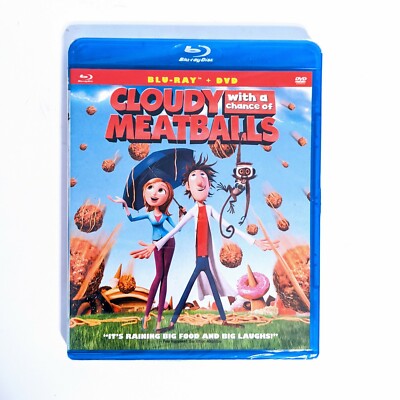 CLOUDY WITH A CHANCE OF MEATBALLS BLU-RAY + DVD