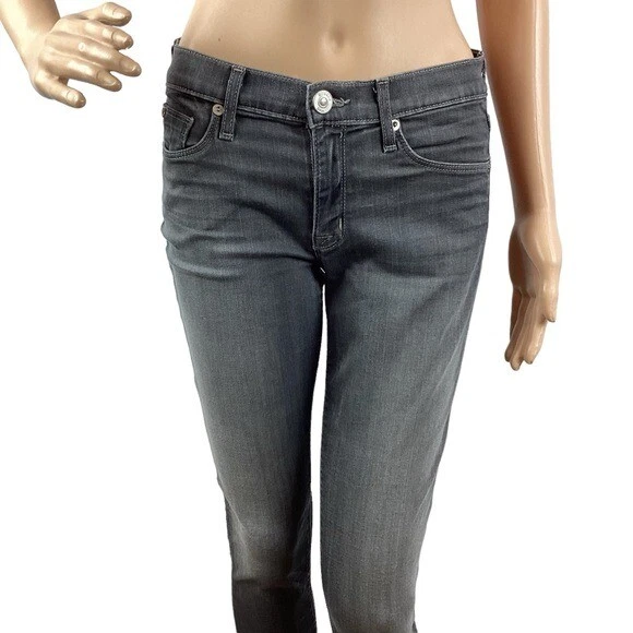 Pantalones de mezclilla Hudson Krista súper ajustados talla 28 lavado trasero Foto 2 de 4