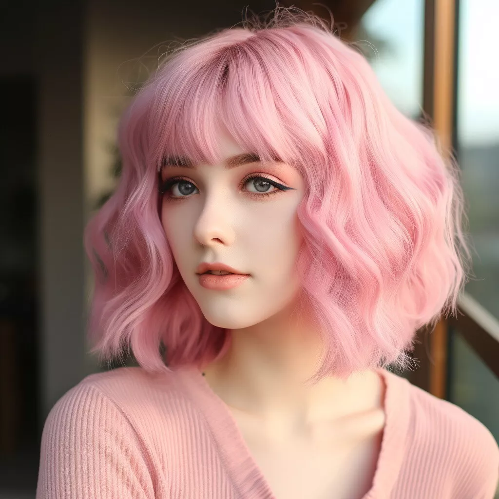Pink wig sale