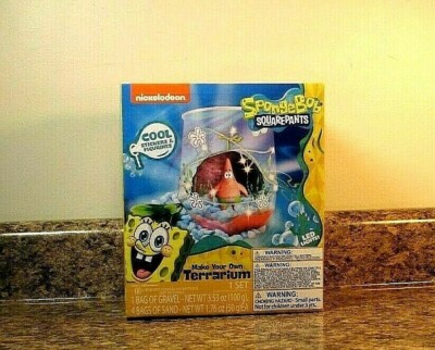 SpongeBob SquarePants Terrarium Kit Nickelodeon Bikini Bottom DIY STEM Led New