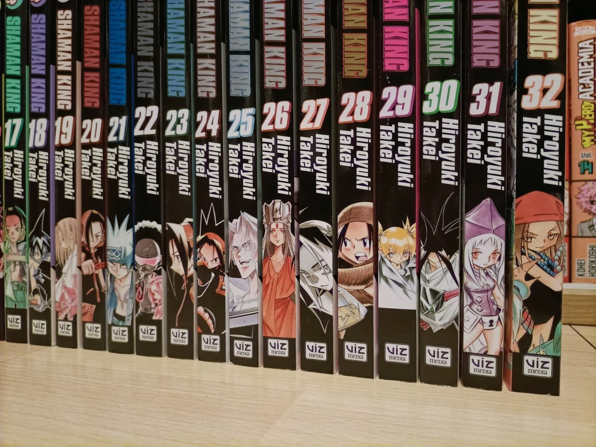 シャーマンキング　英語版　漫画　English Manga SHAMAN KING 1-32 Manga Set Collection Complete Run Volumes