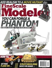 Fine Scale Modeler March 2023 F-4 Vietnam Phantom Metallic Paint Spitfire BMP-1