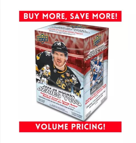 2024-25 Upper Deck Series 2 Hockey 4 Pack Blaster Box IN HAND!