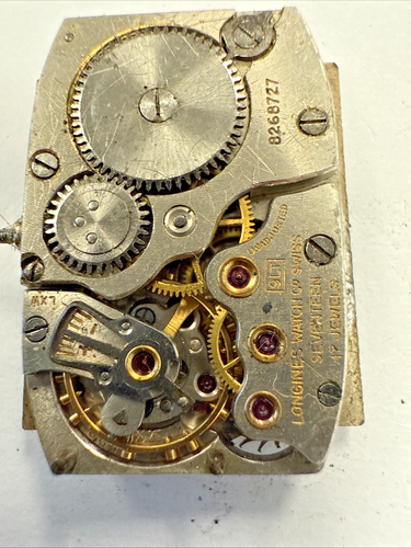Vintage 9LT Longines Movement,Dial And Hands See Pics For Condition # e11578 - Picture 2 of 4