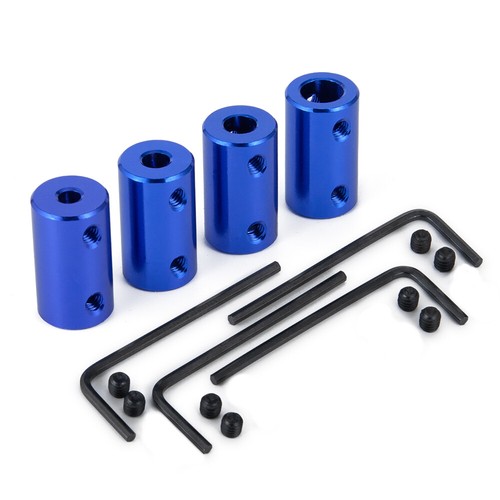 5/10PCS Accoppiatore Rigido 5x8mm Connettore Motore Giunto Albero Alluminio - Foto 7 di 7