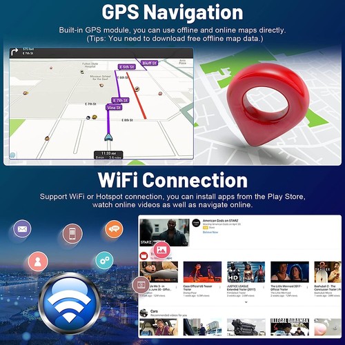 Android 13 Apple CarPlay Car Stereo For Honda Acura MDX 2007-2013 GPS Navi Radio - Picture 8 of 13