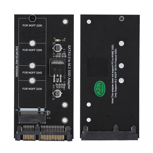 M.2 NGFF SSD to SATA 22PIN Hard Drive Disk Stable Performance Adapter Riser Card - Afbeelding 7 van 9