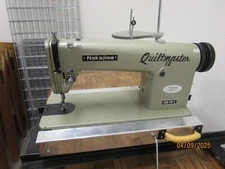 Nakajima Quiltmaster 12 Quilting Machine w/ Accessories 12 ft Table Works!